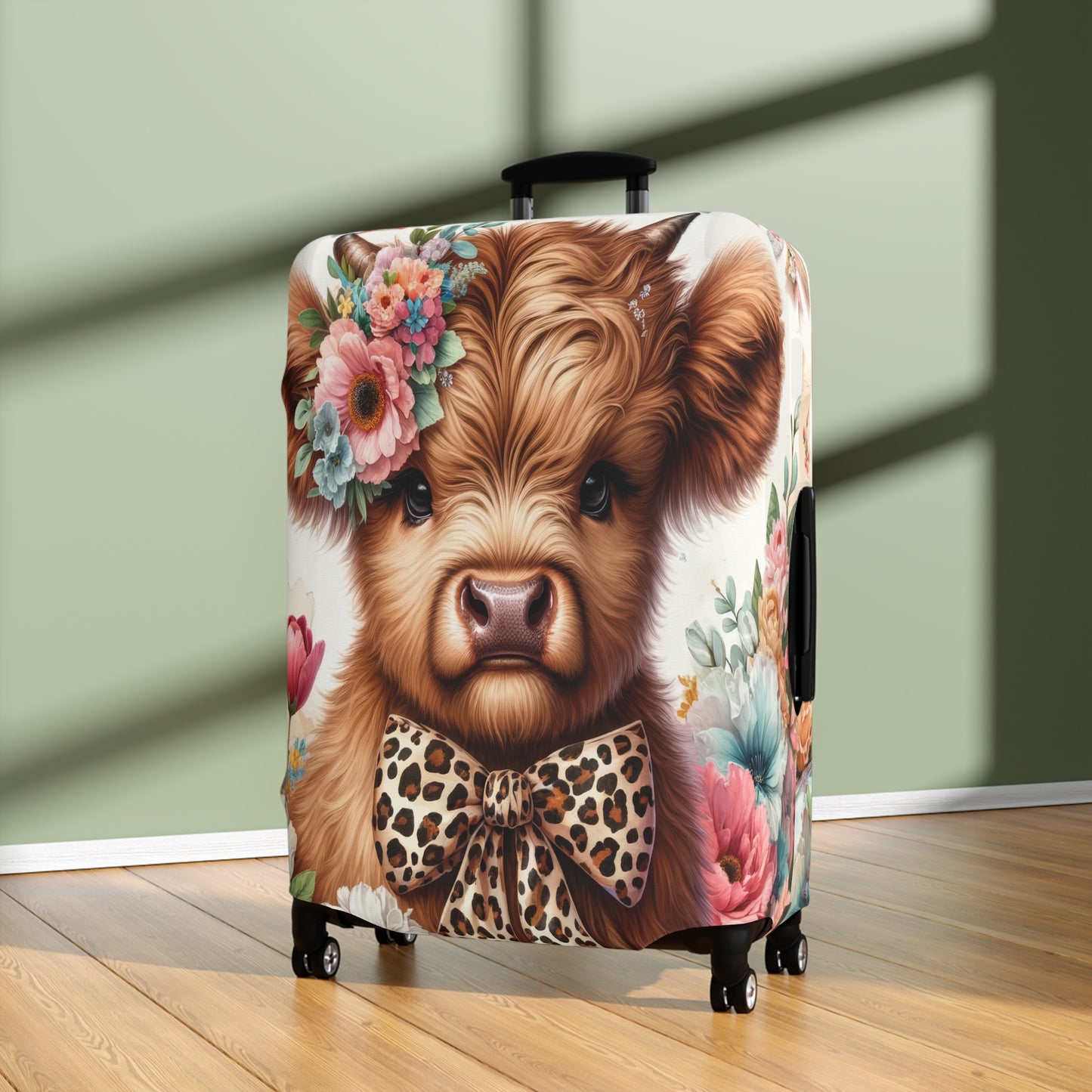 Luggage Cover, Highland Cow, awd-5017