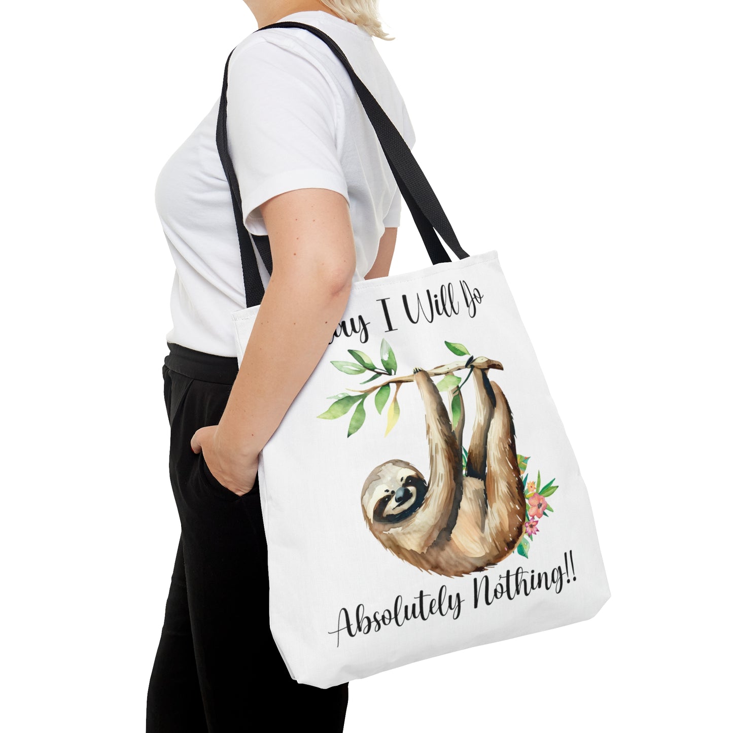 Tote Bag, Sloth, Personalised/Non-Personalised Tote bag