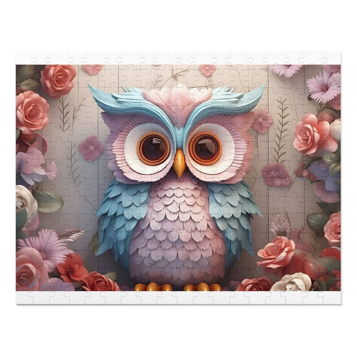 Jigsaw Puzzle, Owl, Personalised/Non-Personalised (30, 110, 252, 500,1000-Piece)