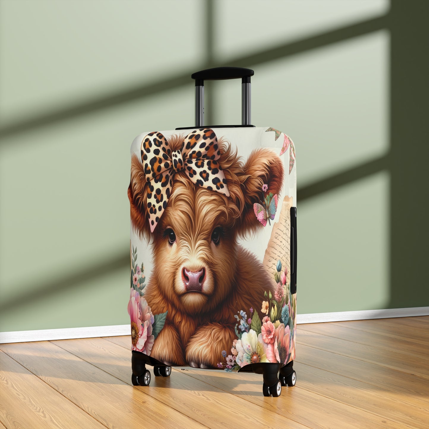 Luggage Cover, Highland Cow, awd-5010