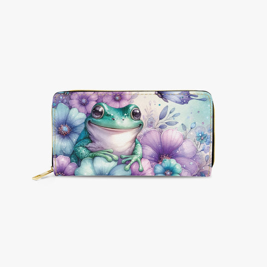 Long Type Zipper Purse - Frog