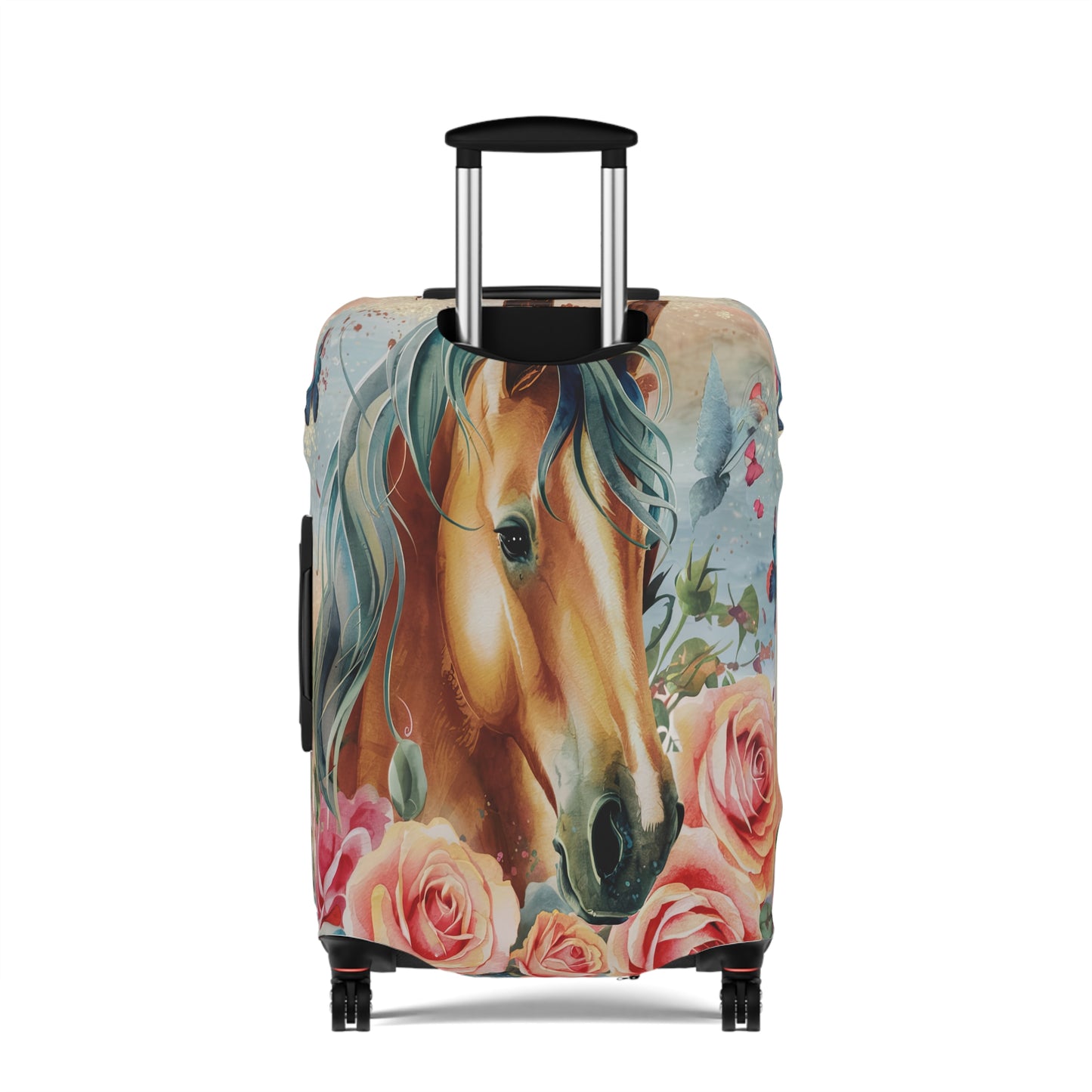 Luggage Cover, Country and Western, Boho Floral Horse, awd-1720