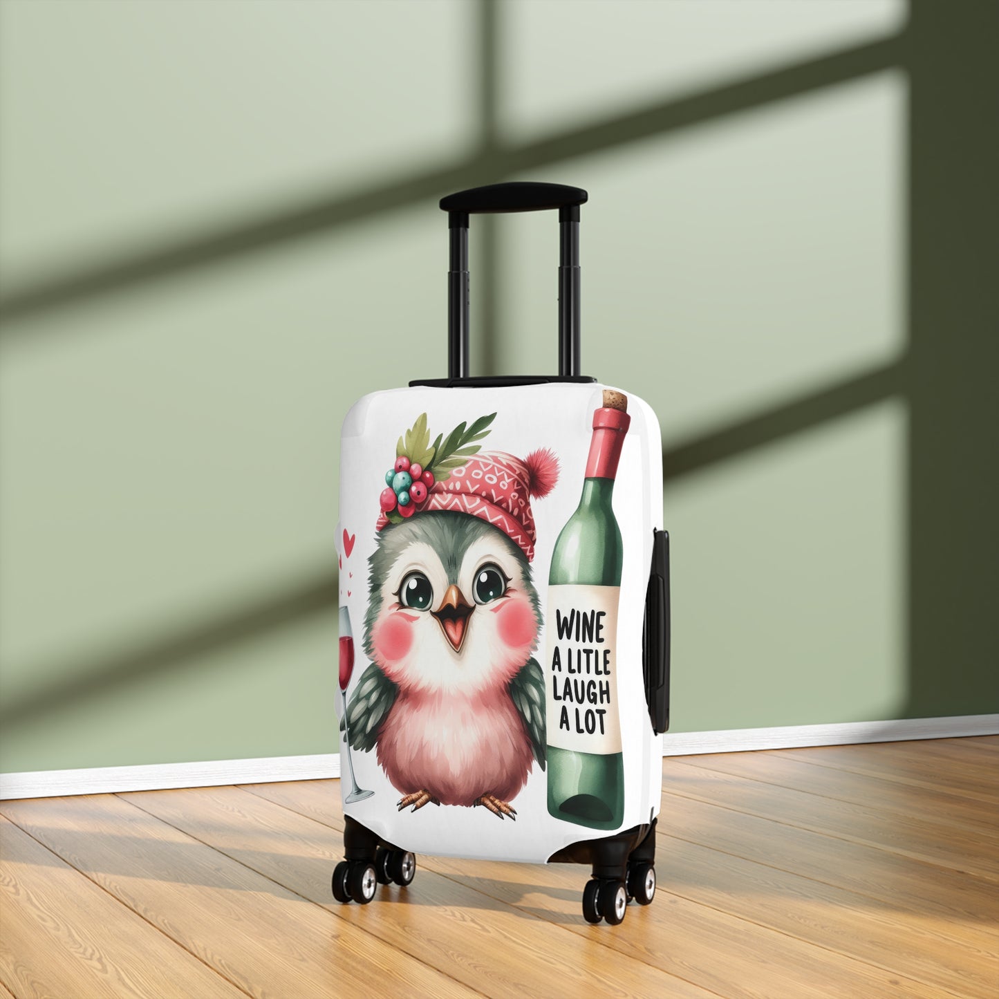 Luggage Cover, Cute Bird, awd-1647