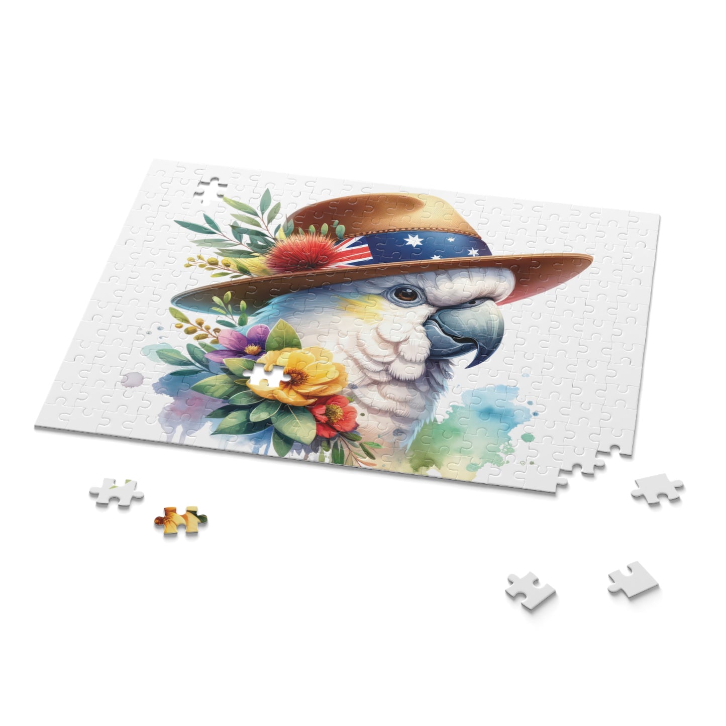 Personalised/Non-Personalised Puzzle, Cockatoo (120, 252, 500-Piece)