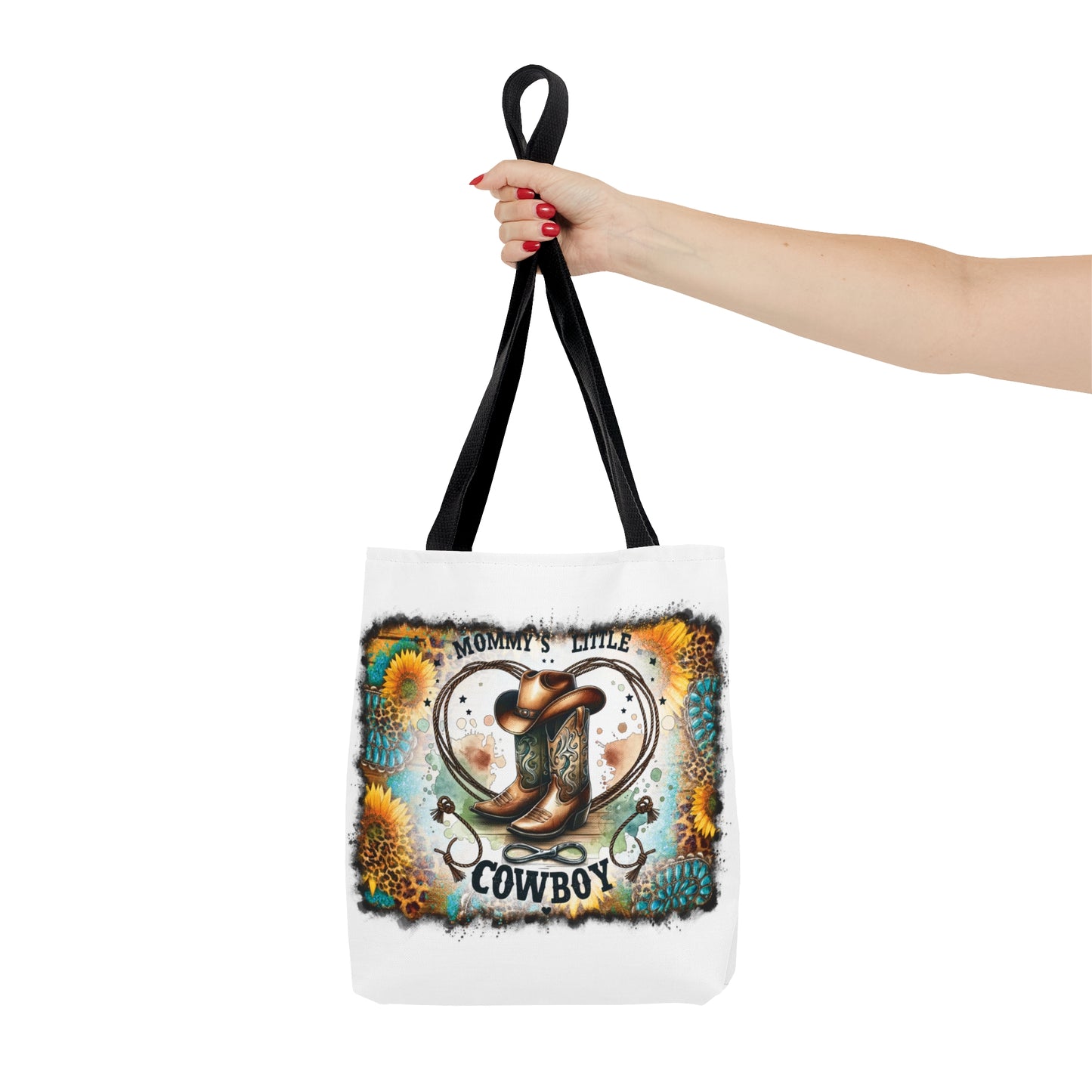 Tote Bag, Western, Mummy's little Cowboy