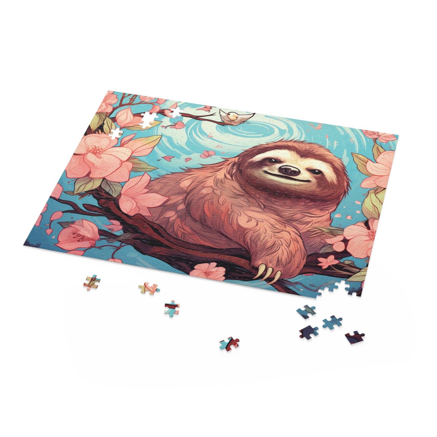 Personalised/Non-Personalised Puzzle, Sloth (120, 252, 500-Piece)