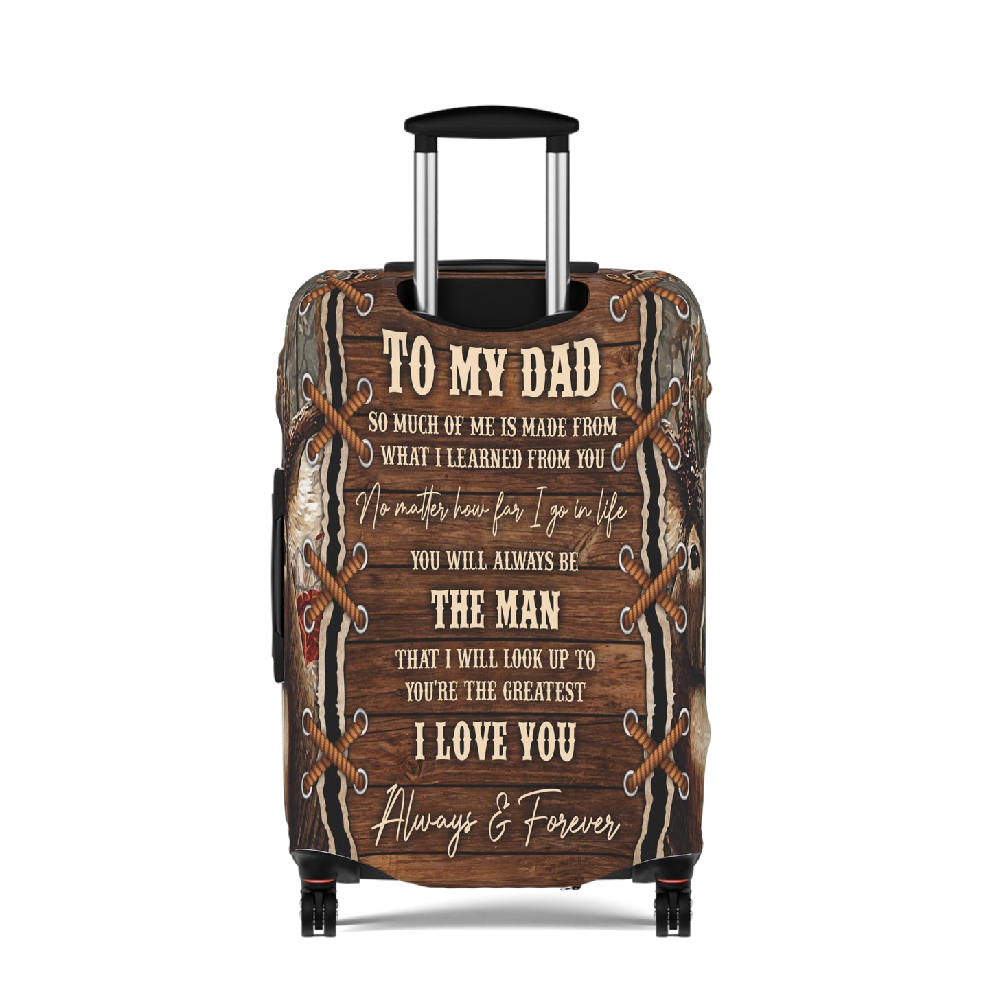 Luggage Cover, Dad Quote, awd-205