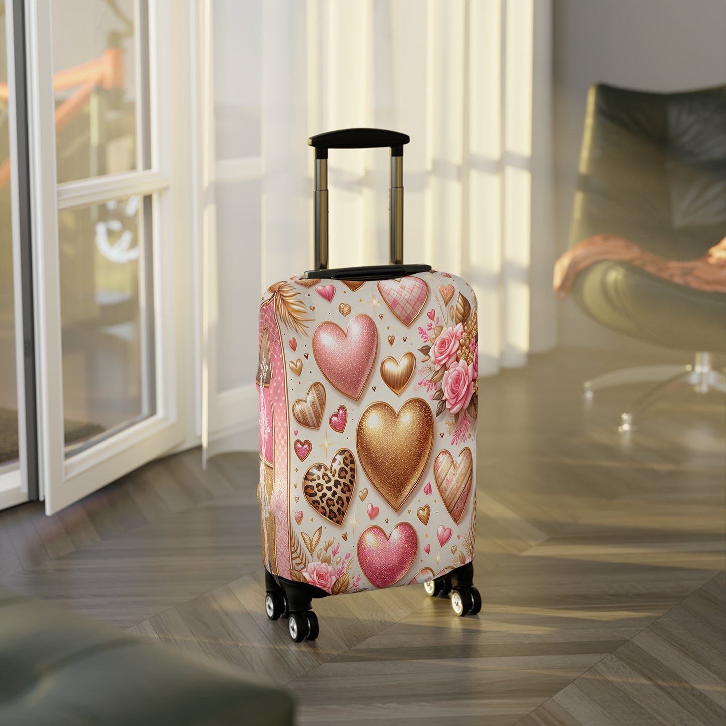 Luggage Cover, Hearts, awd-430