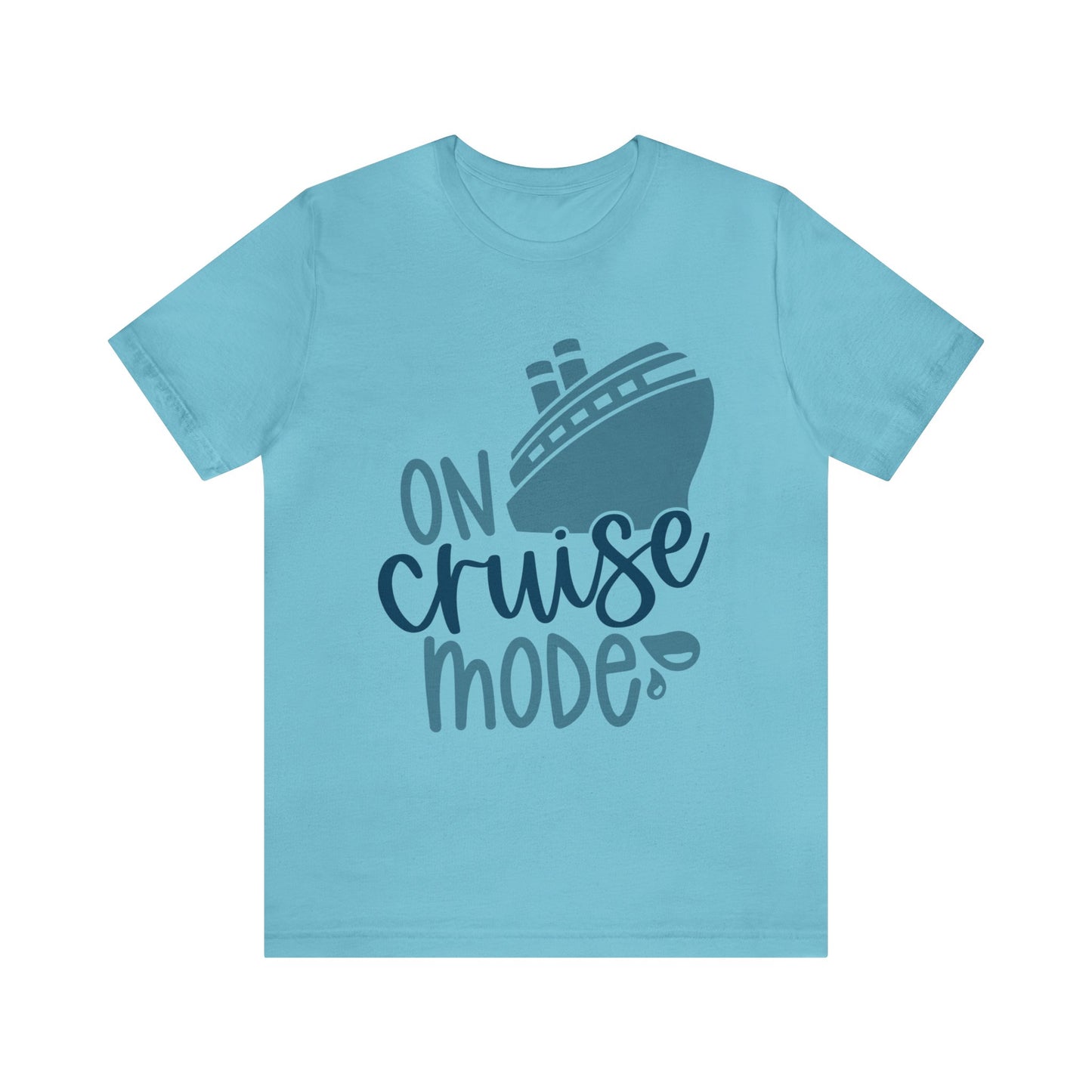 Unisex Adults Jersey Short Sleeve Tee, Cruise Tee, Cruise Mode, 100% Cotton, Light Fabric 142 g/m²