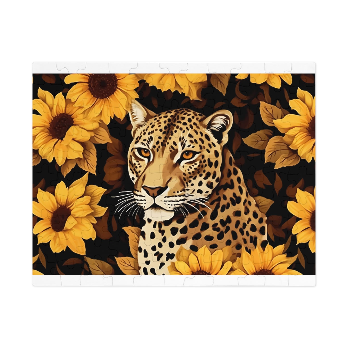 Jigsaw Puzzle, Leopard, Personalised/Non-Personalised (30, 110, 252, 500,1000-Piece)