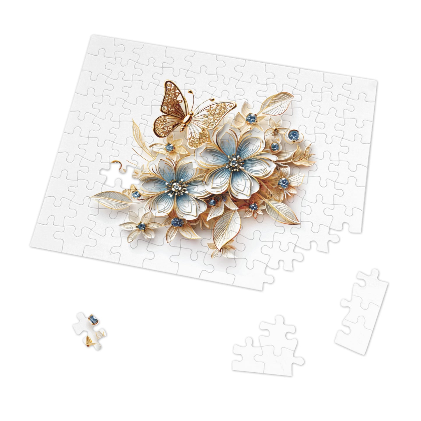 Jigsaw Puzzle, Floral, Personalised/Non-Personalised (30, 110, 252, 500,1000-Piece)