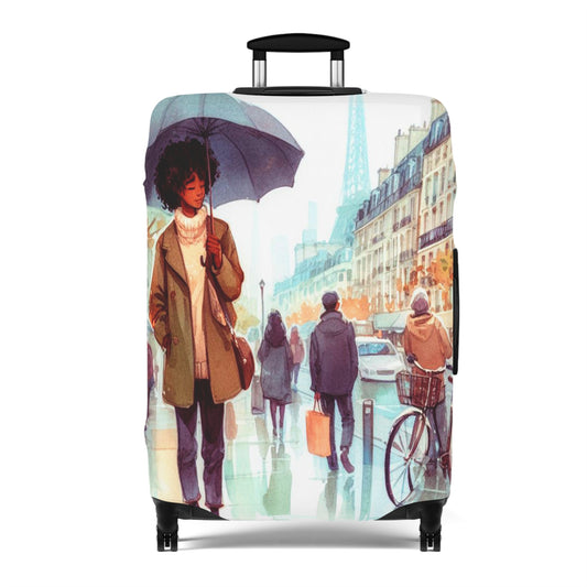 Luggage Cover, Just a Girl Who loves Travelling, awd-2111