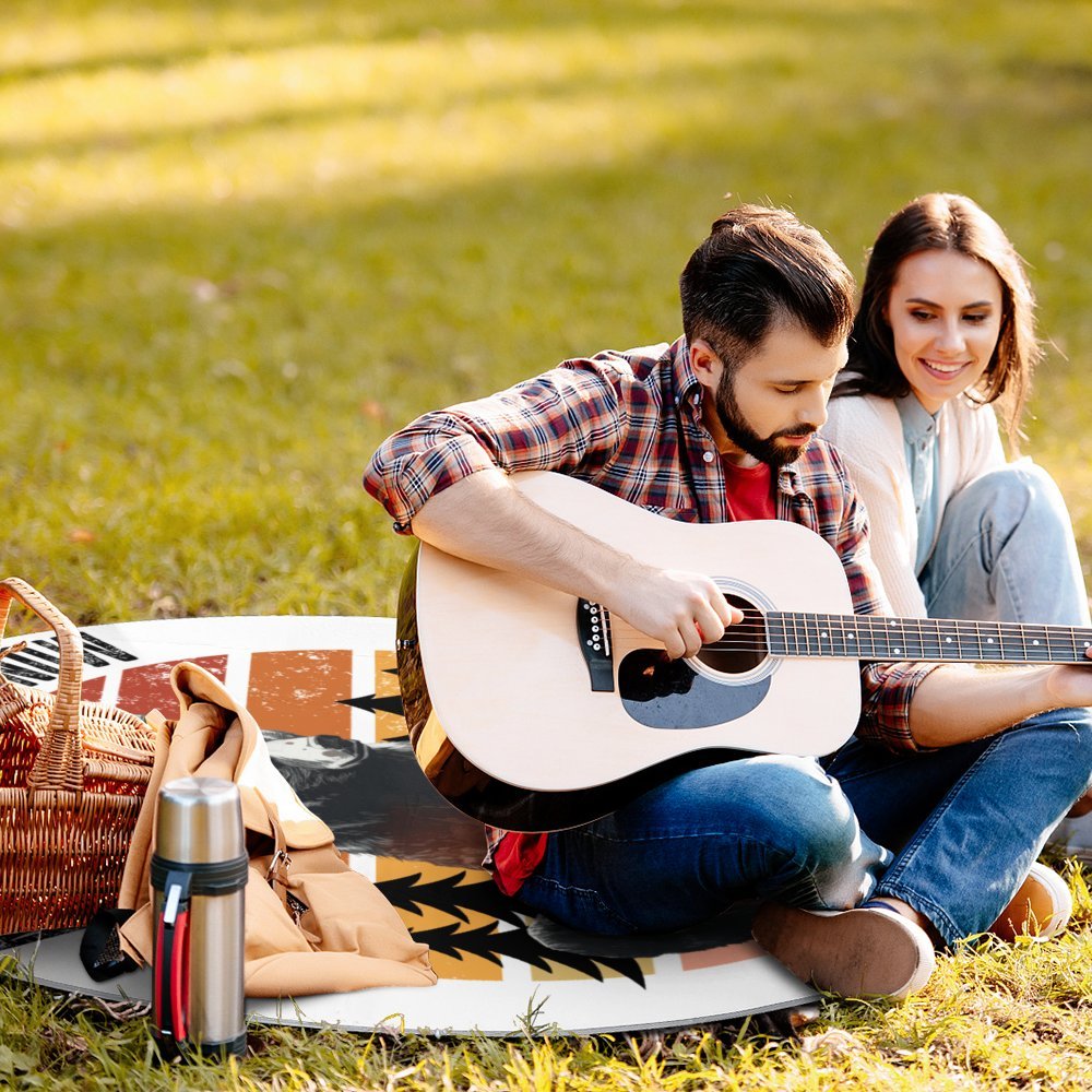 Round Picnic Mat Round outdoor picnic mat