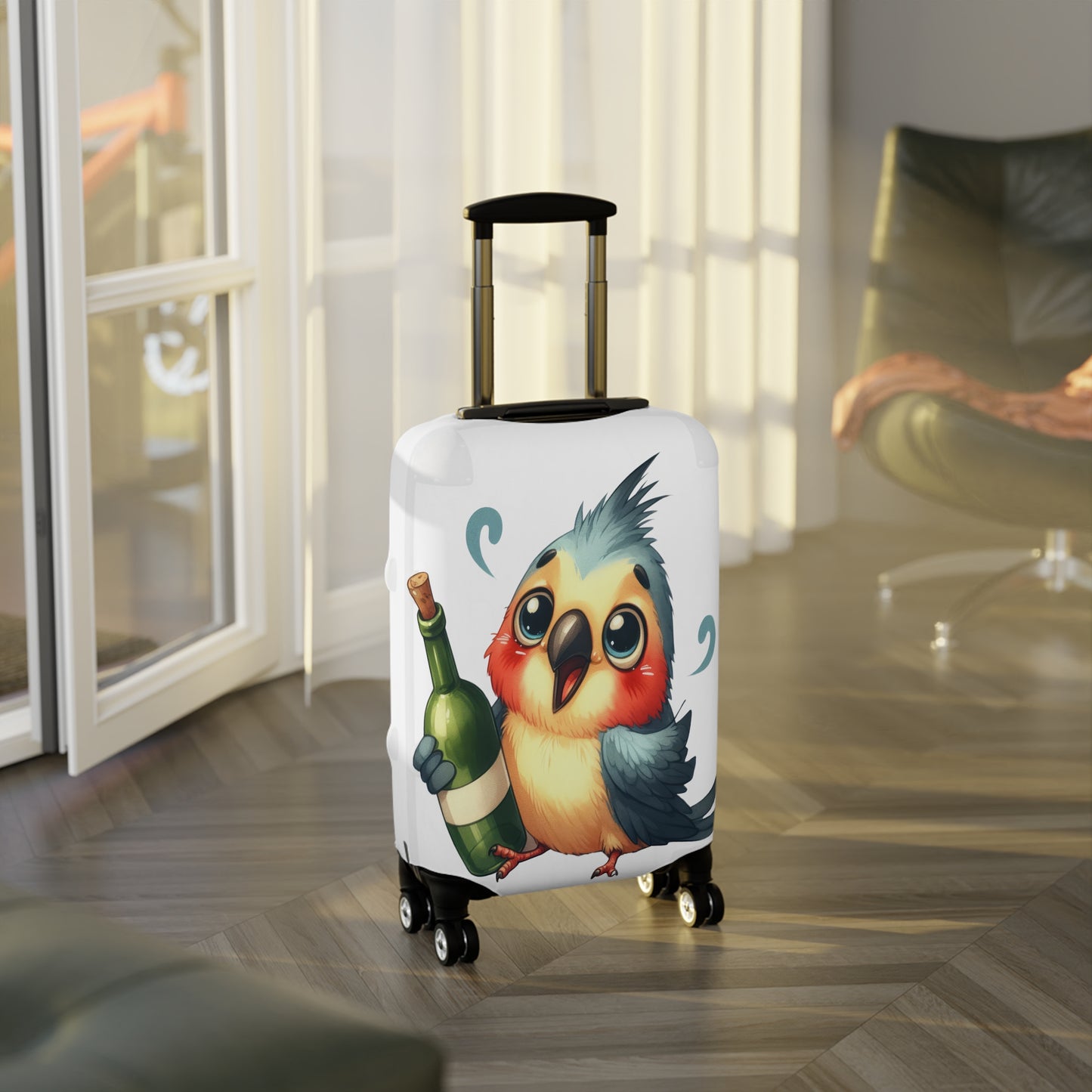 Luggage Cover, Cute Bird, awd-1645