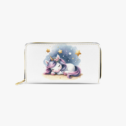 Long Type Zipper Purse, Unicorn, awd-516