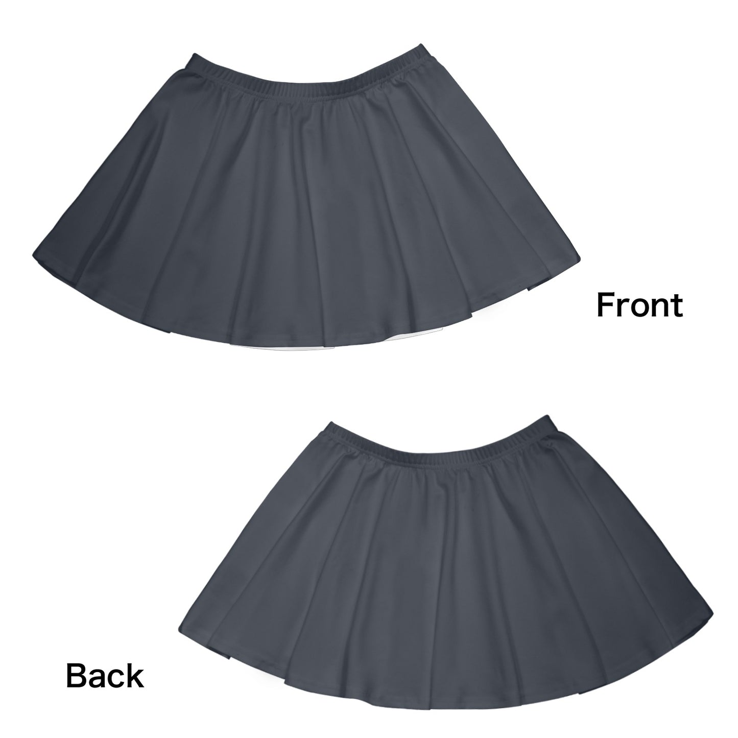 Ebony Clay Skater Skirt All Over Print Skater Skirt (Model D69)