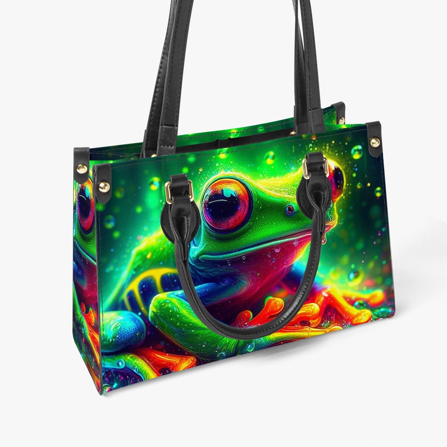 Women's Tote Bag - Long Strap - Frog