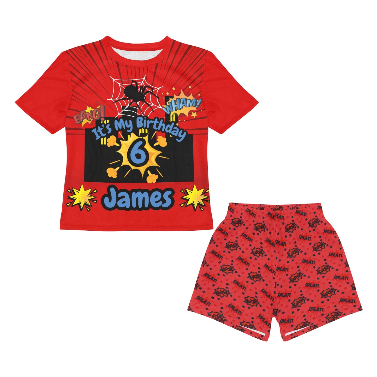 Superhero Big Boy Matching Sets