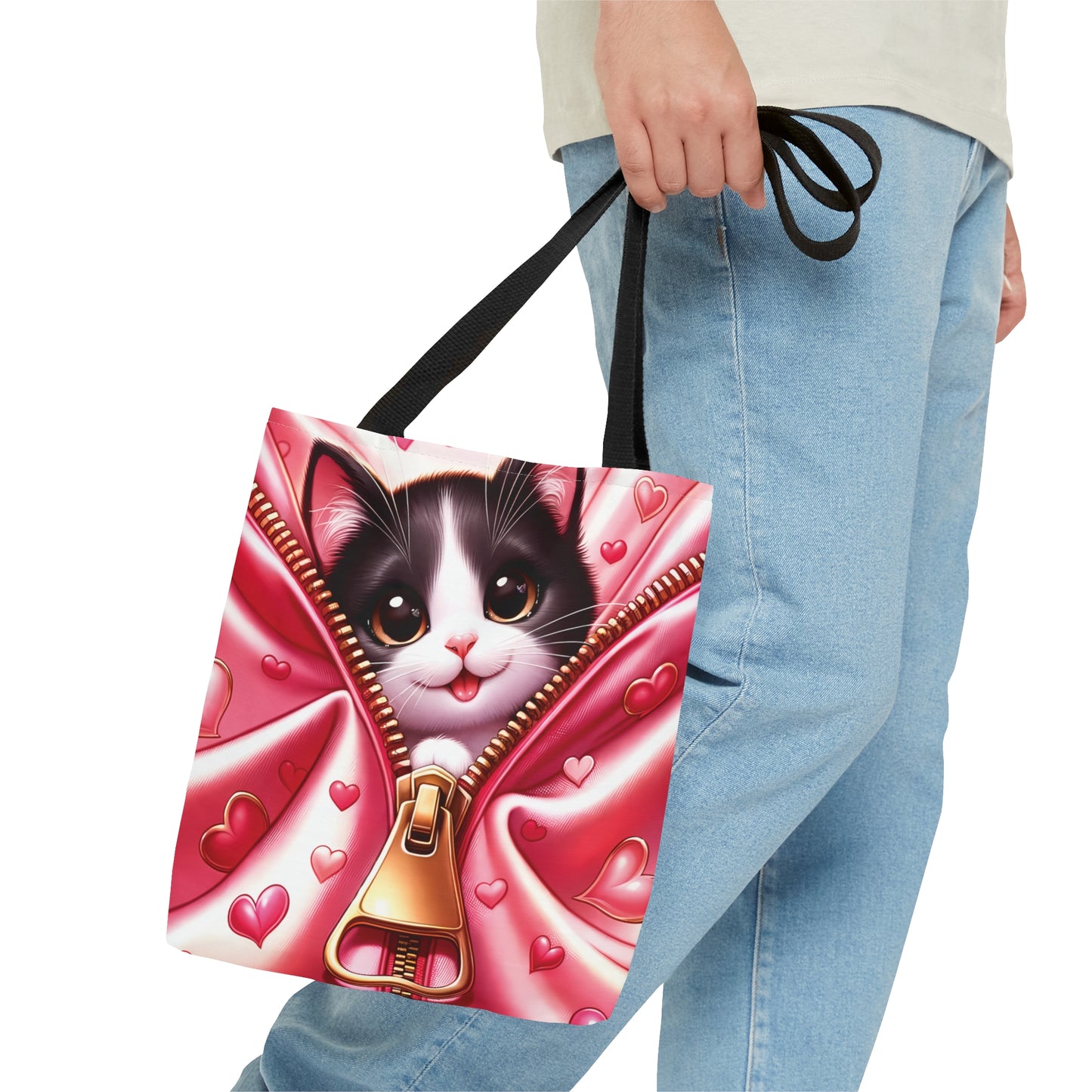 Tote Bag, Cat, Personalised/Non-Personalised Tote bag