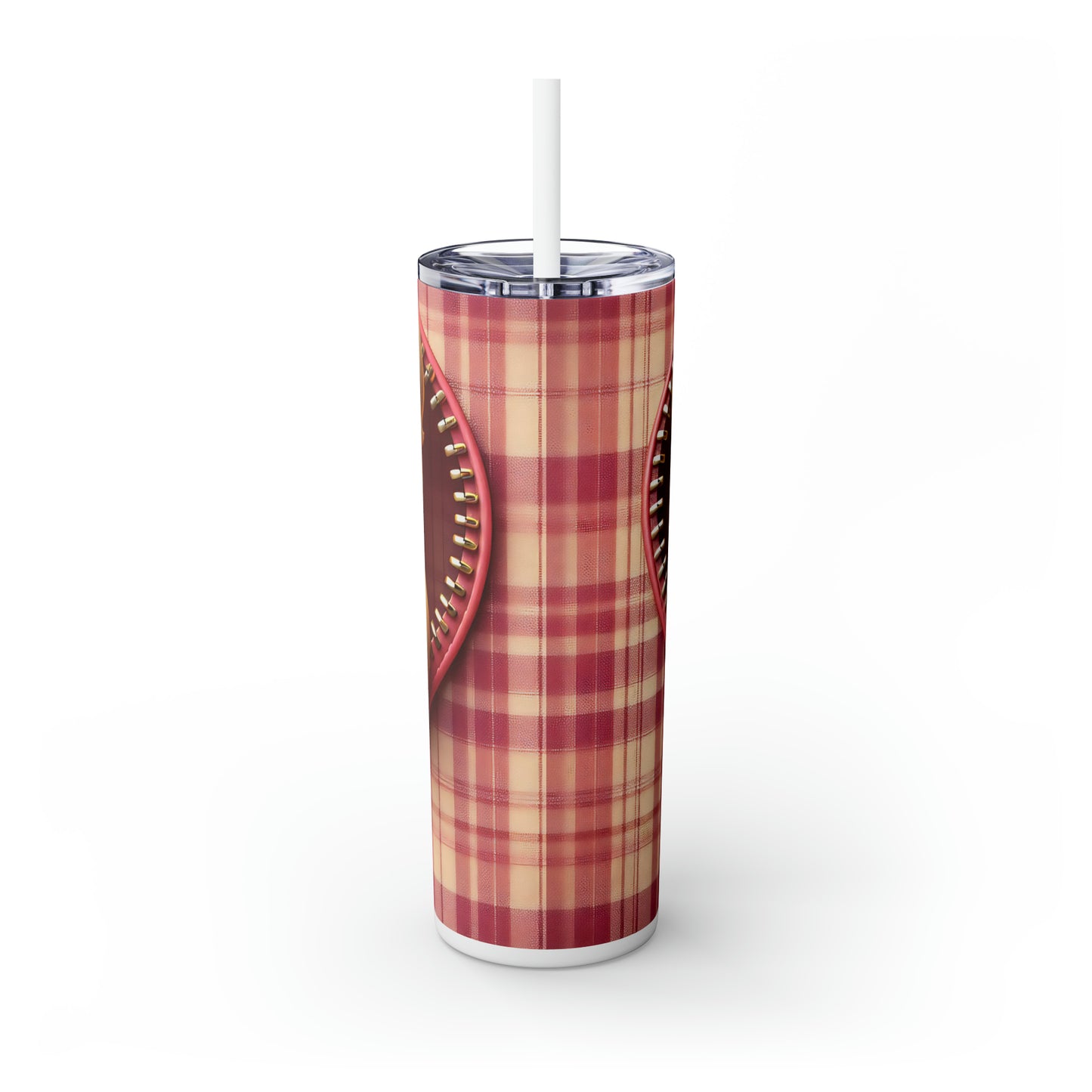 Skinny Tumbler with Straw, 20oz, Dog, Valentines Day, awd-942