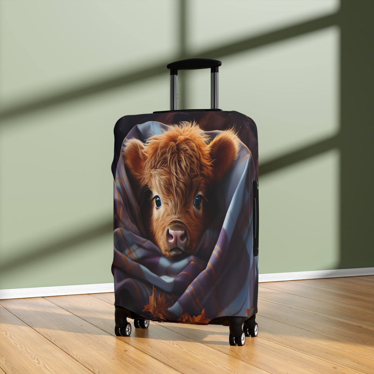 Luggage Cover, Highland Cow, awd-044