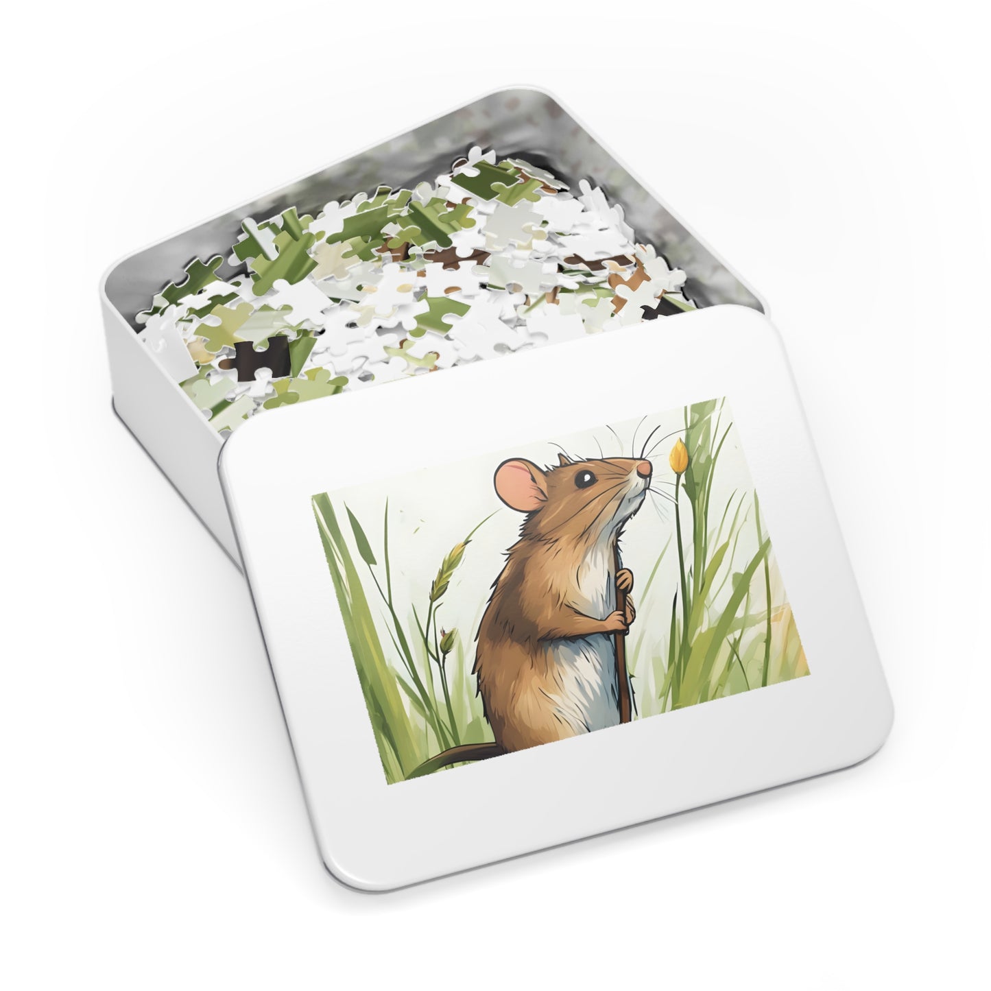 Puzzle, Mouse, Personalised/Non-Personalised (30, 110, 252, 500,1000-Piece)