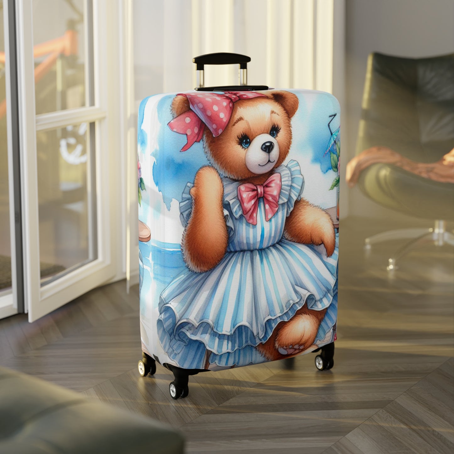 Luggage Cover, Teddy Bear, awd-3030