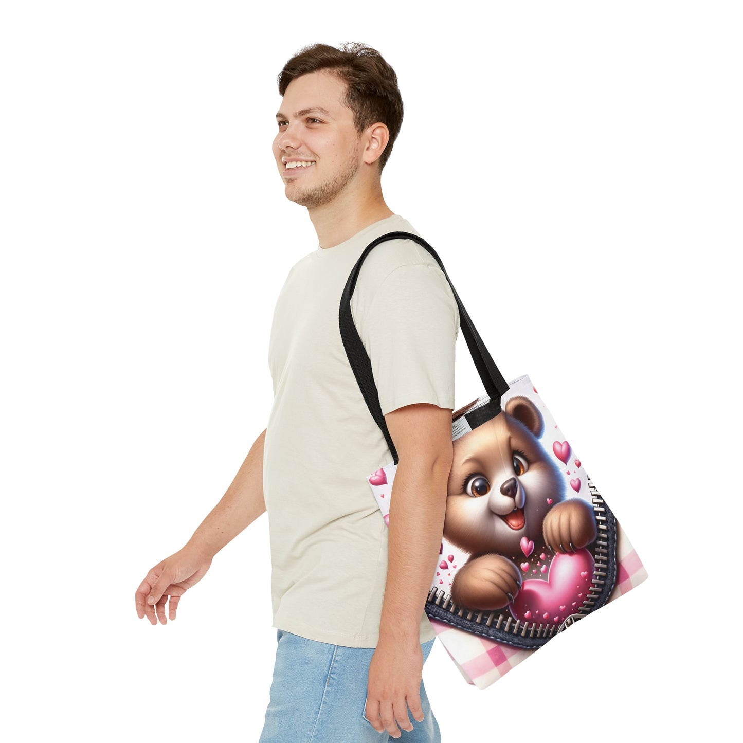 Tote Bag, Bear, Personalised/Non-Personalised Tote bag