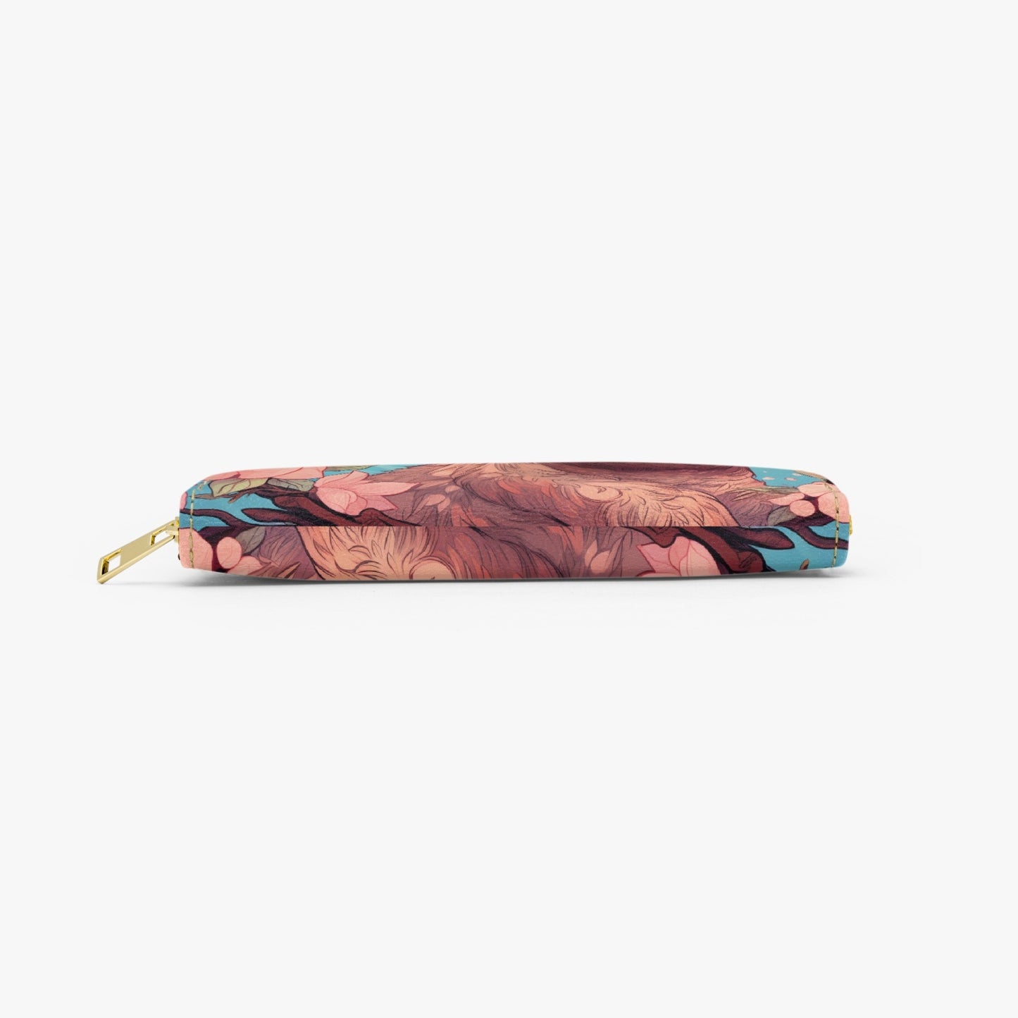 Long Type Zipper Purse - Sloth