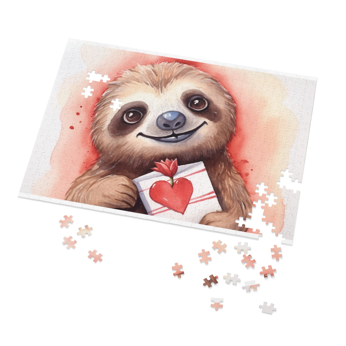 Jigsaw Puzzle, Sloth, Personalised/Non-Personalised (30, 110, 252, 500,1000-Piece)