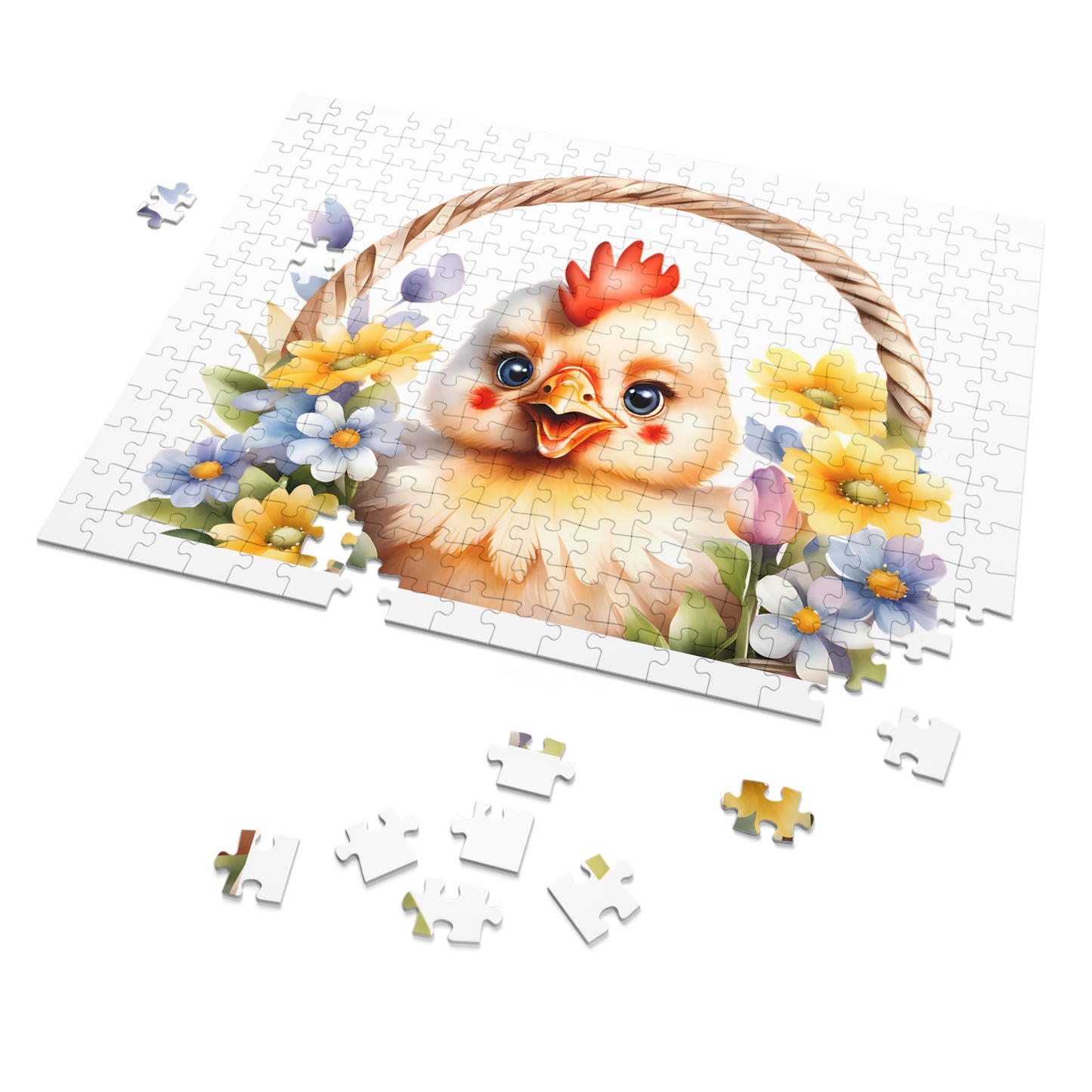 Jigsaw Puzzle, Chicken, Personalised/Non-Personalised (30, 110, 252, 500,1000-Piece)