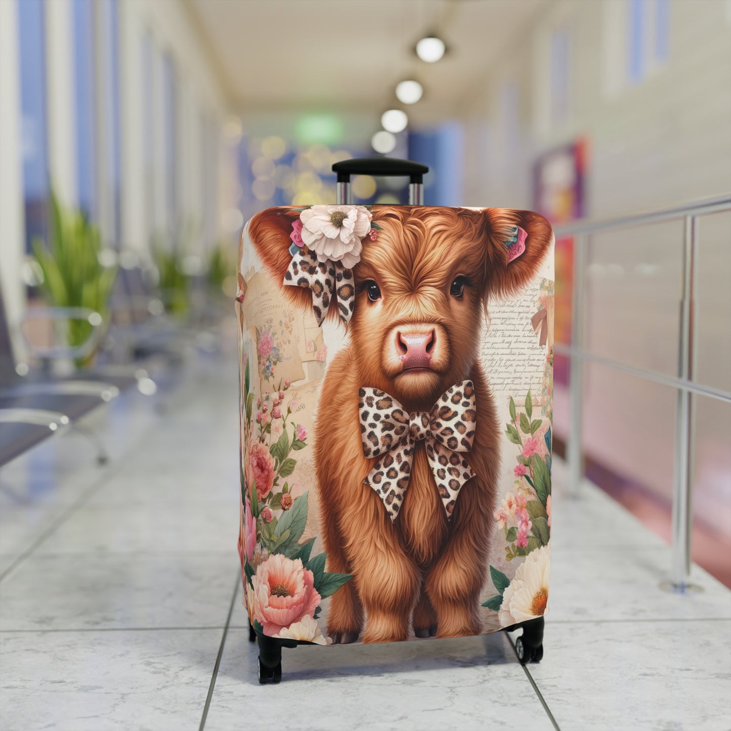 Luggage Cover, Highland Cow, awd-5001