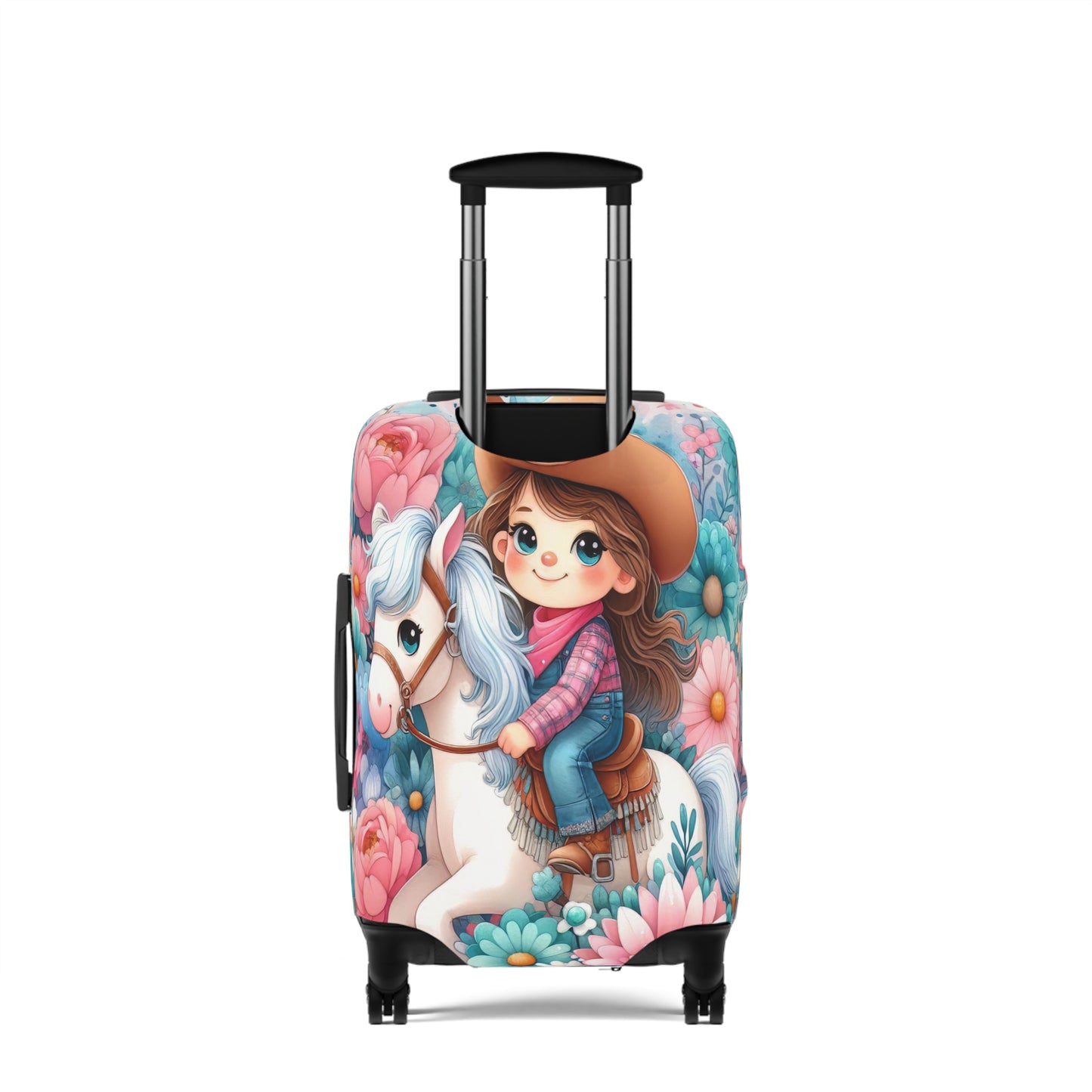 Luggage Cover, Just a Girl who Loves Horses, awd-3072