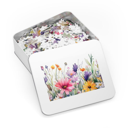 Jigsaw Puzzle, Floral, Personalised/Non-Personalised (30, 110, 252, 500,1000-Piece)