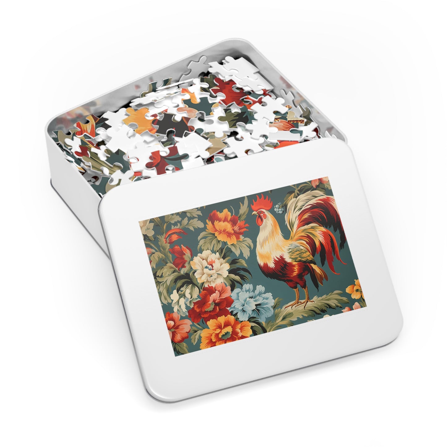 Jigsaw Puzzle, Chicken/Rooster, Personalised/Non-Personalised (30, 110, 252, 500,1000-Piece)