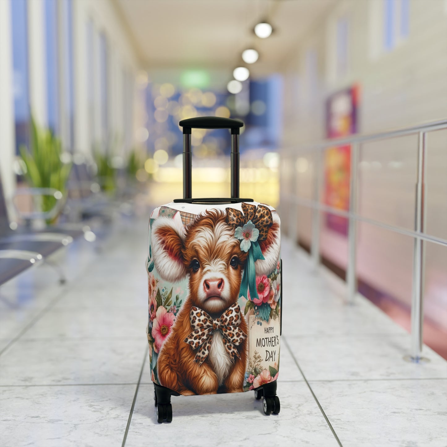 Luggage Cover, Highland Cow, awd-5013