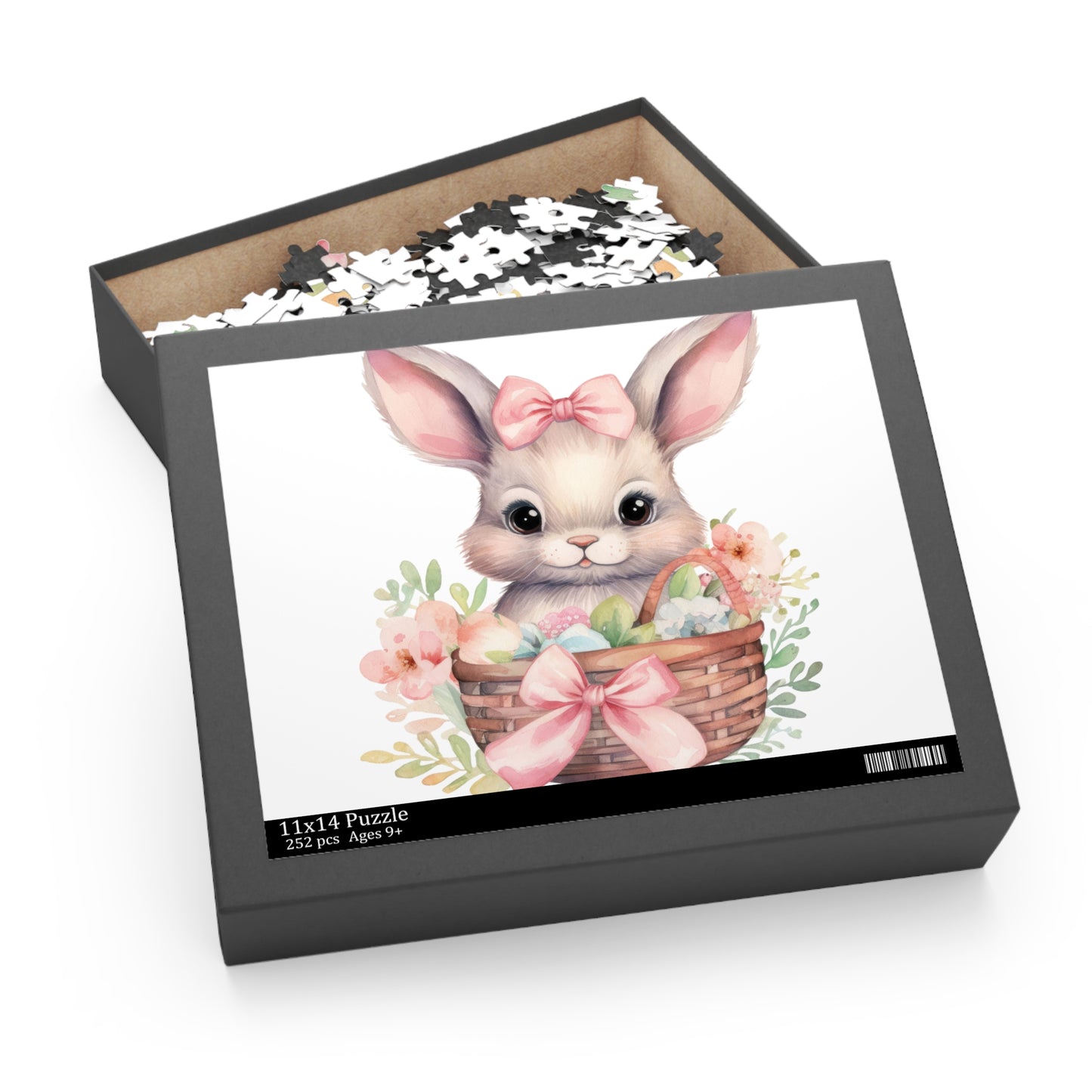 Personalised/Non-Personalised Puzzle, Easter Bunny (120, 252, 500-Piece)