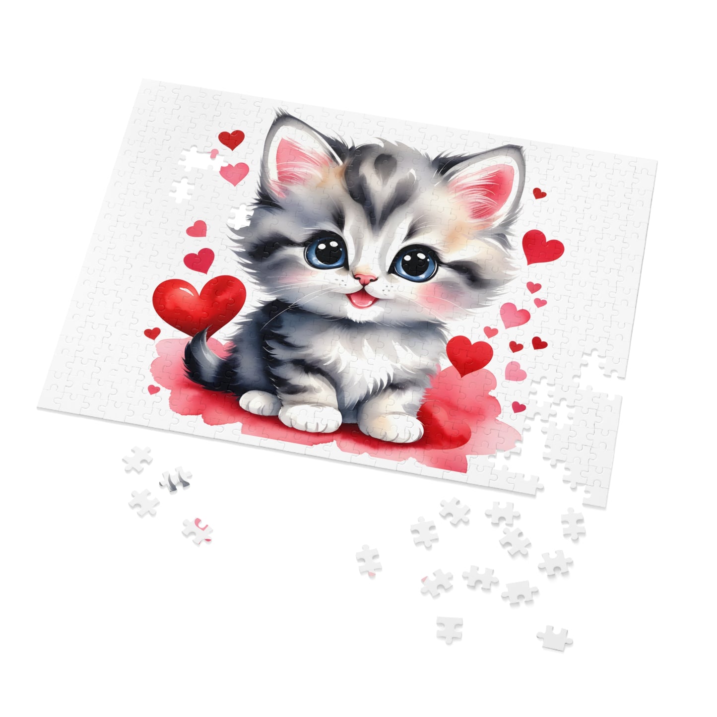 Jigsaw Puzzle, Cat, Personalised/Non-Personalised (30, 110, 252, 500,1000-Piece)