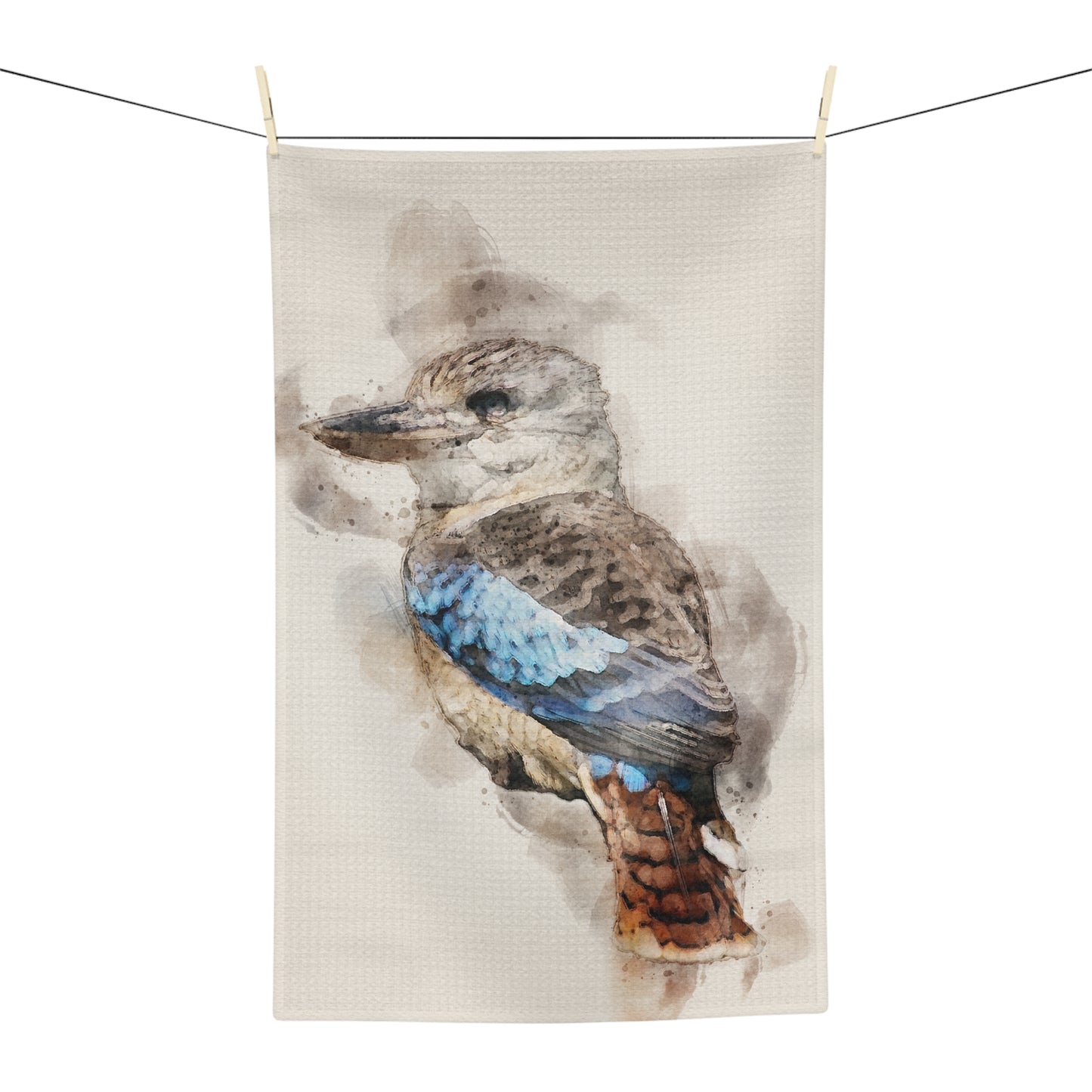 Microfiber Tea Towel, Australian Animals, Kookaburra