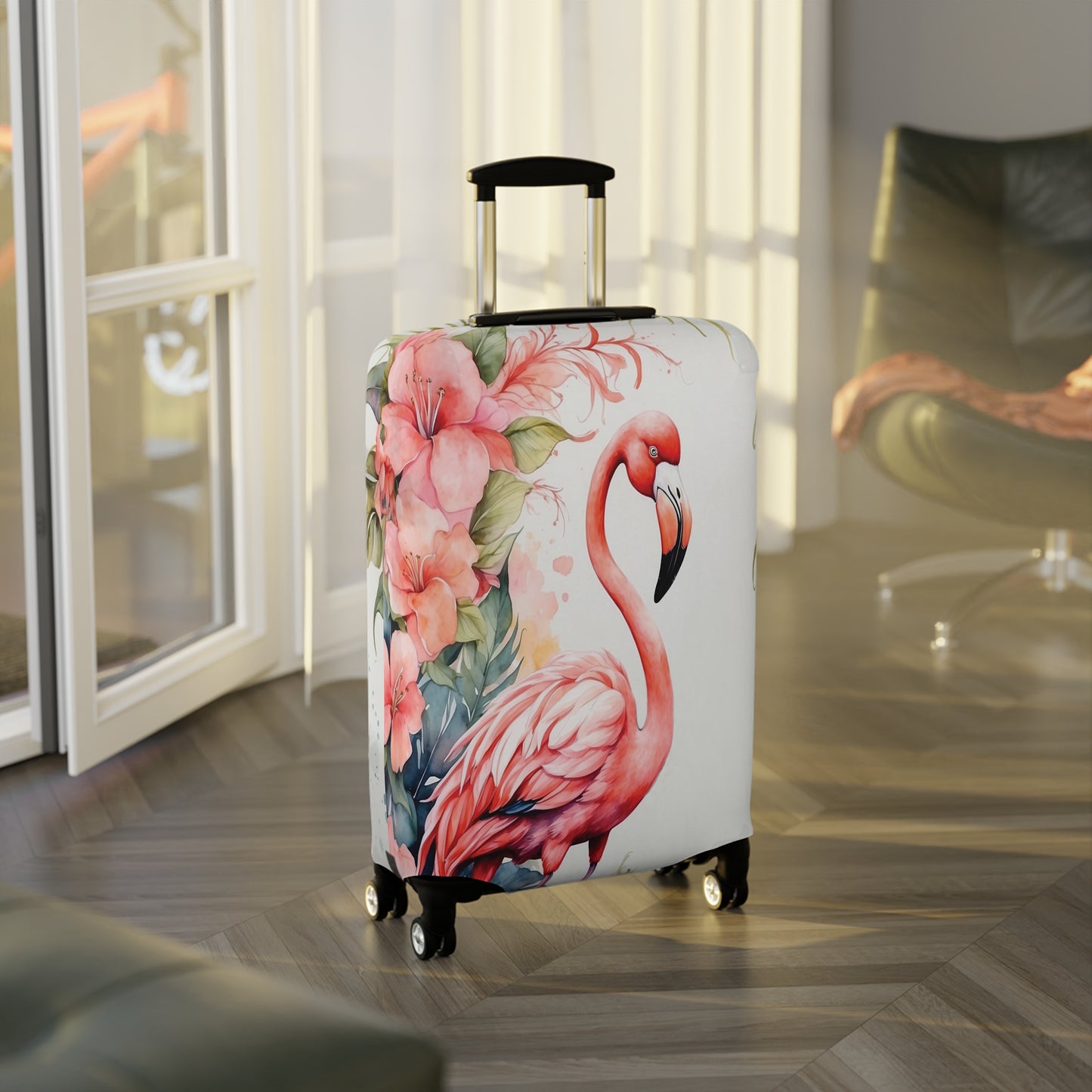 Luggage Cover, Flamingo, awd-702