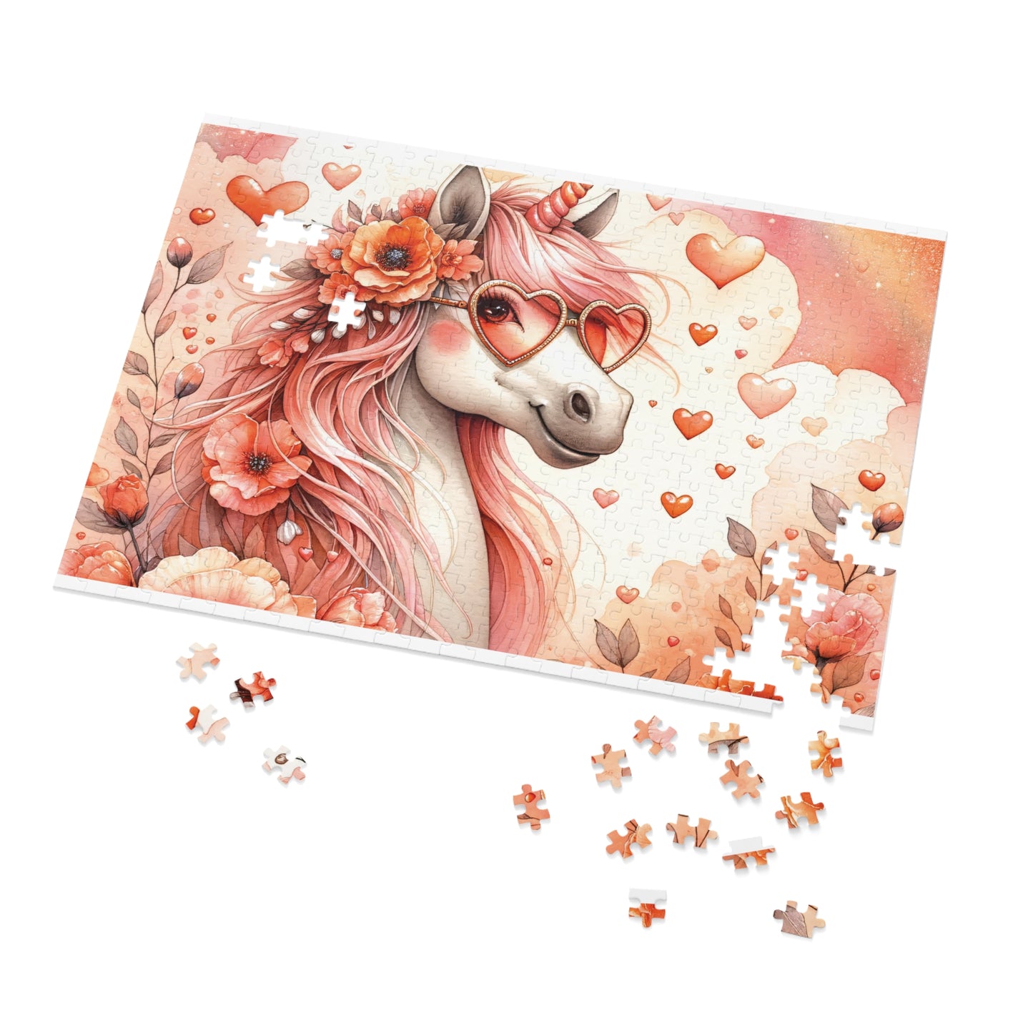 Puzzle Unicorn, Personalised/Non-Personalised (30, 110, 252, 500,1000-Piece) awd-661