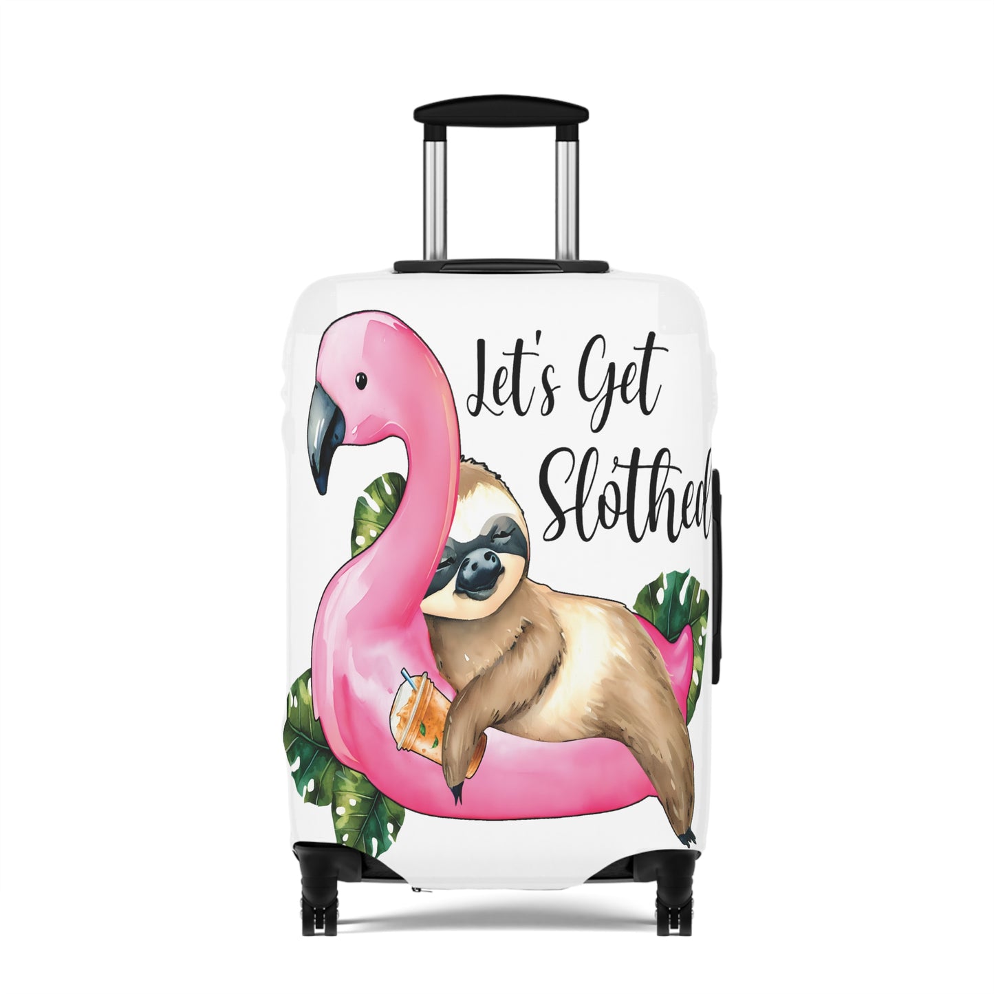 Luggage Cover, Sloth, Let's get slothed, awd-1057