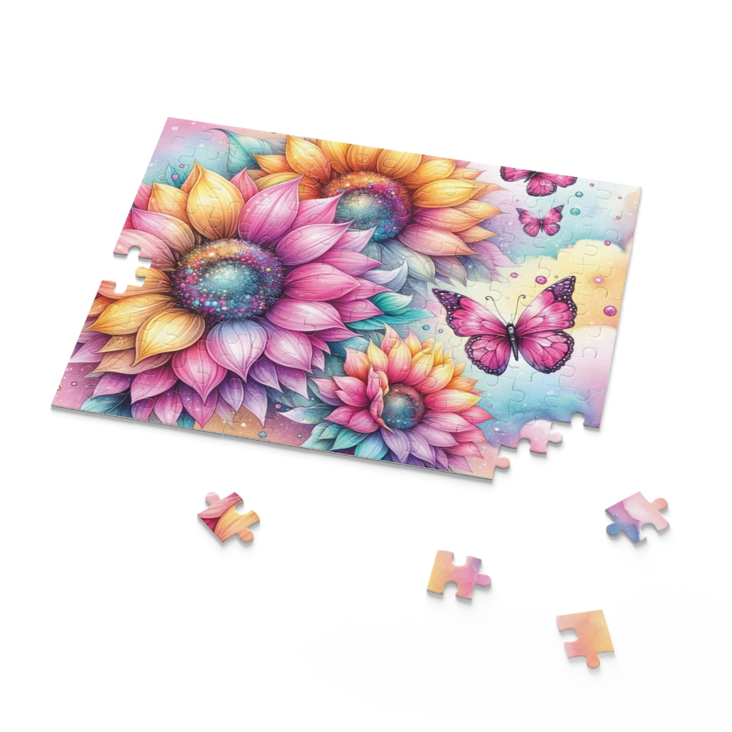 Puzzle,  Floral (120, 252, 500-Piece) awd-644