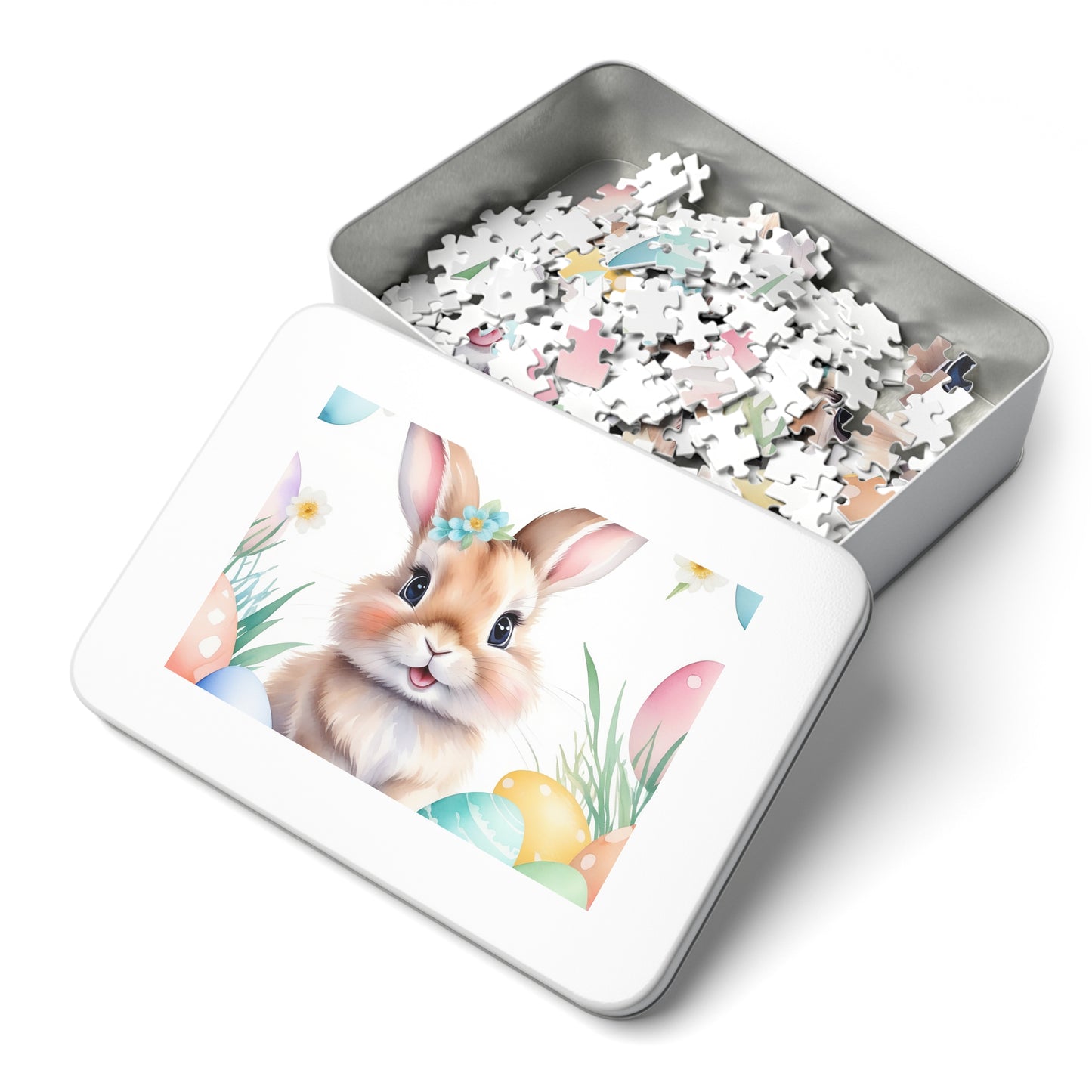 Puzzle, Easter, Rabbit, Personalised/Non-Personalised (30, 110, 252, 500,1000-Piece) awd-651