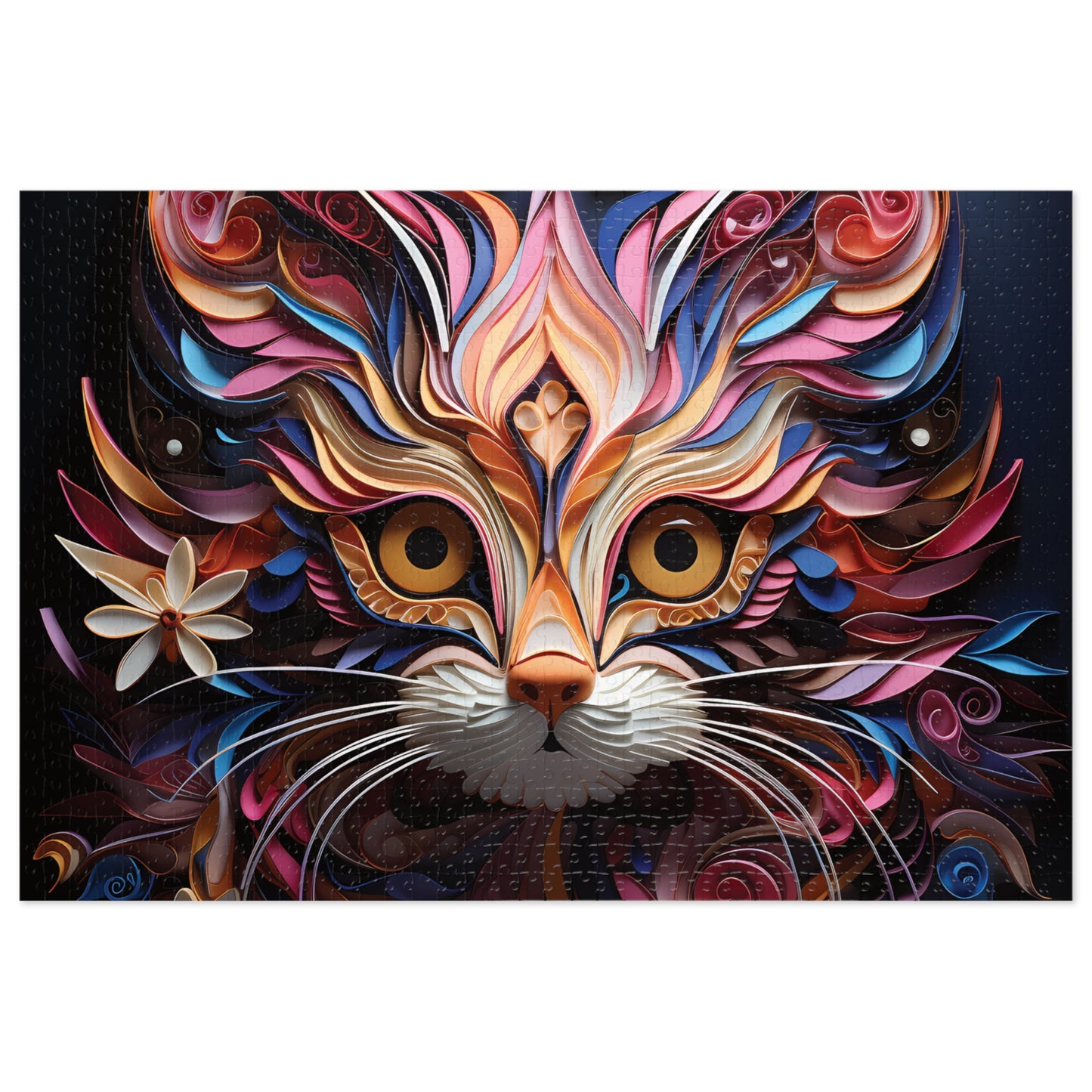 Jigsaw Puzzle, Cat, Personalised/Non-Personalised (30, 110, 252, 500,1000-Piece)