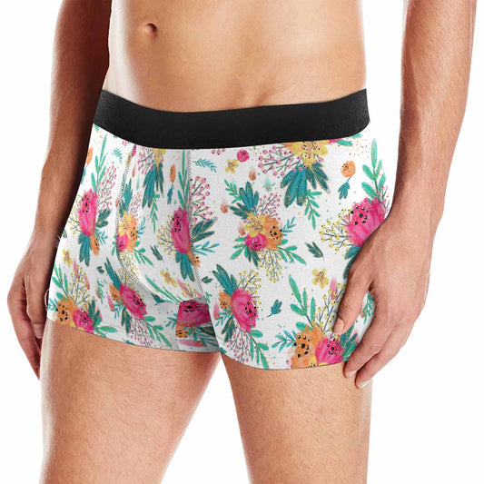 Australian Floral AUS Men's All Over Print Boxer Briefs (Made In AUS)