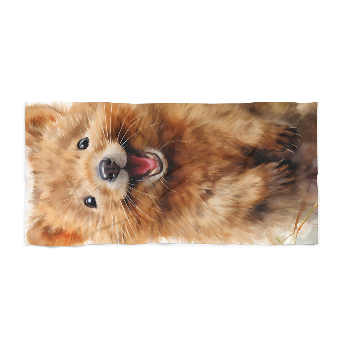 Beach Towel, Australian Animals, Quoka, Polycotton Towel, 2 sizes Available