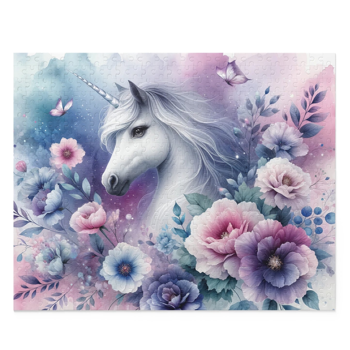 Personalised/Non-Personalised Puzzle, Unicorn (120, 252, 500-Piece)