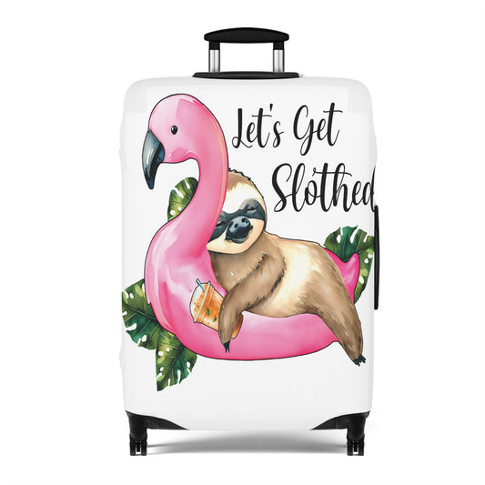 Luggage Cover, Sloth, Let's get slothed, awd-1057