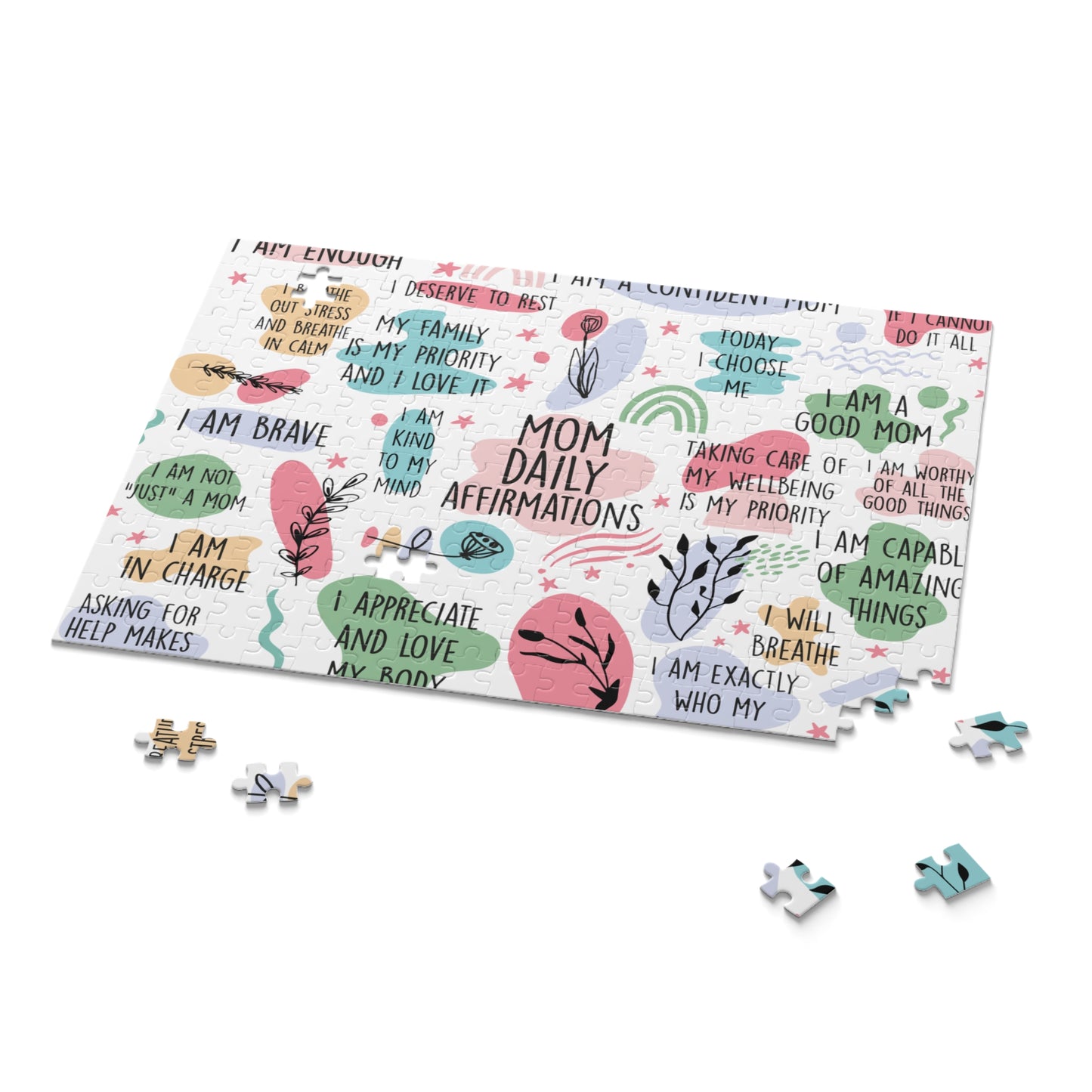 Personalised/Non-Personalised Puzzle, Affirmations, Mom (120, 252, 500-Piece)